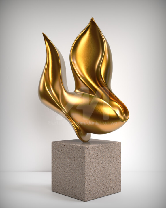 雕塑,  47.2x24.8 in 