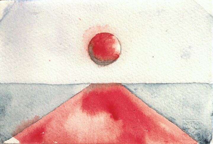 Other worlds_1105 绘画, 3.9x5.5 in
