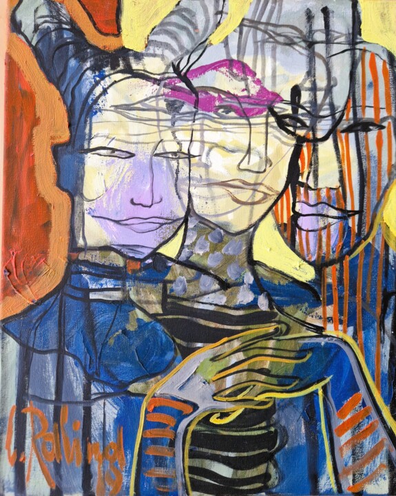 Layers of Reflection 绘画, 19.7x15.8 in