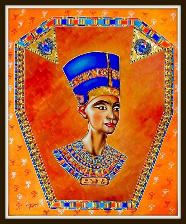 Néfertiti - La belle est venue 绘画, 28.7x23.6 in