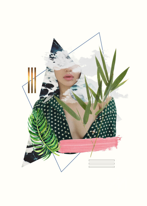 CollageGirl 001 数字艺术