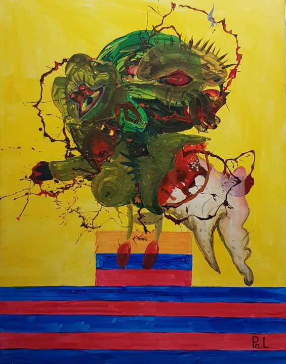 Face. ''Deformer'' 绘画, 44.2x35.4 in