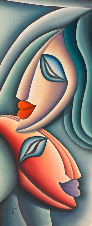 Sei la mia regina Painting, 46.1x18.5 in