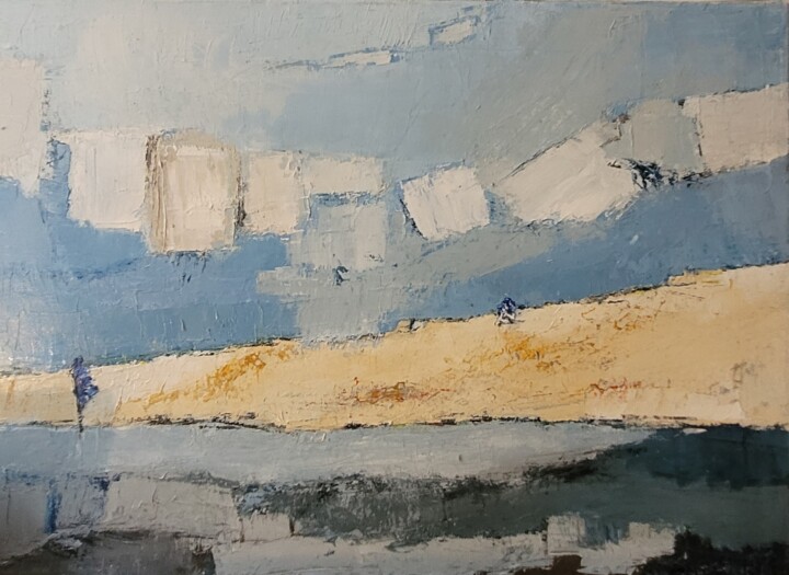 Nuages Schilderij, 15,4x21,7 in