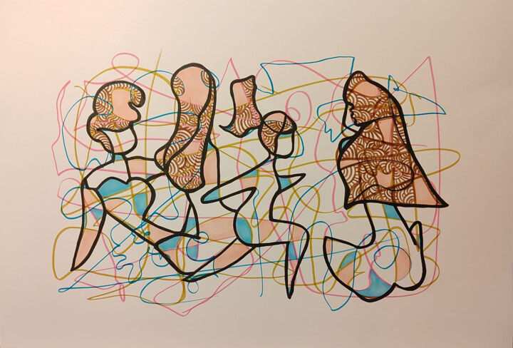 绘画,  13x18.9 in 