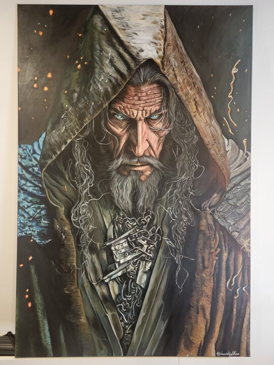 Wizard 绘画, 47.2x31.5 in