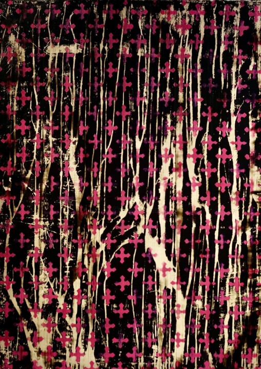 Pittura intitolato "Kingdom of storms 2" da Luca Brandi, Opera d'arte originale, Acrilico