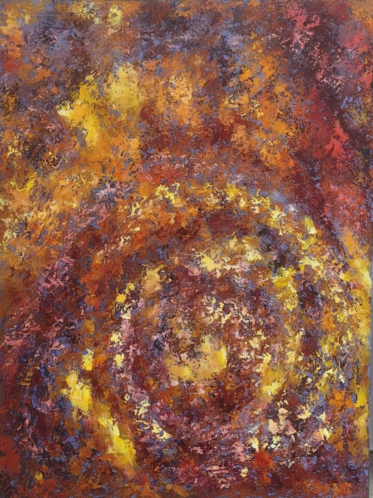 Painting titled "Abstract painting 6…" by Dmitrij Butchenko, Original Artwork, Acrylic Mounted on Wood Stretcher frame