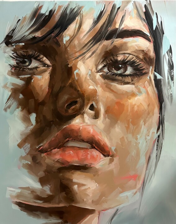 Portrait 1081’ 绘画, 39.4x31.5 in