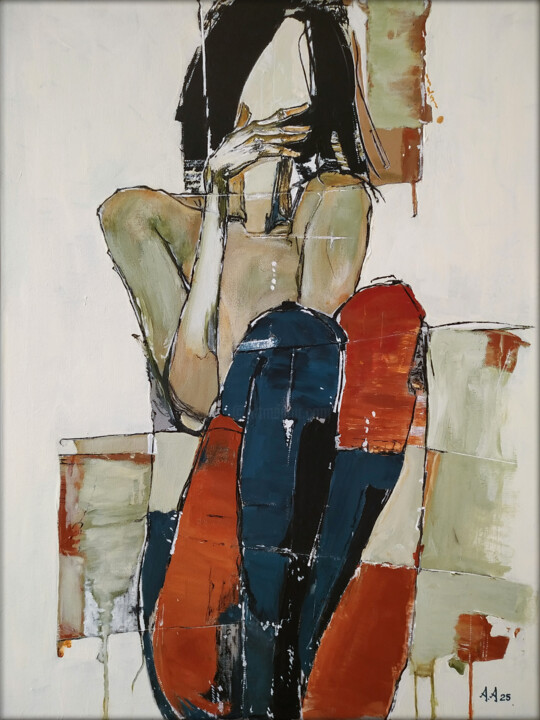 Without emotion 绘画, 23.6x17.7 in