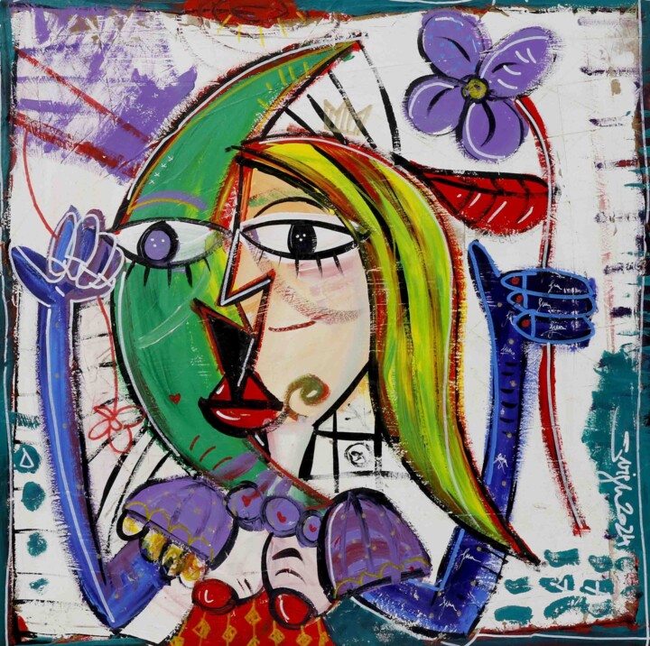 Bellezza Assoluta Pittura, 19,7x19,7 in
