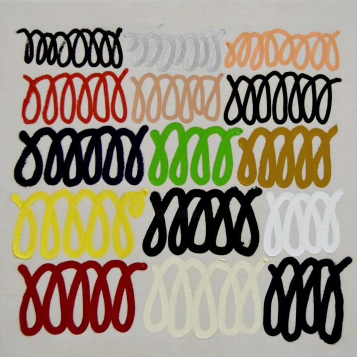 Script #4 绘画, 19.7x19.7 in