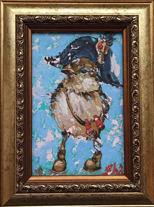 绘画,  5.9x3.9 in 