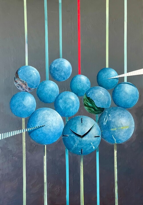 Painting titled "Sperimentazioni sur…" by Fabio Pacifico, Original Artwork, Acrylic