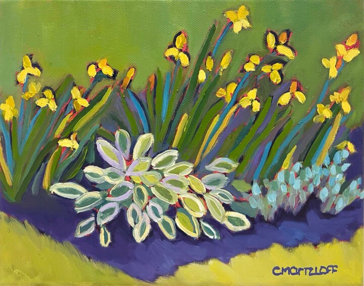 Whispers of Spring 绘画, 8x10 in