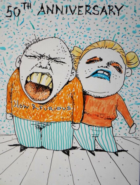 50th anniversary Disegno, 7,5x5,9 in