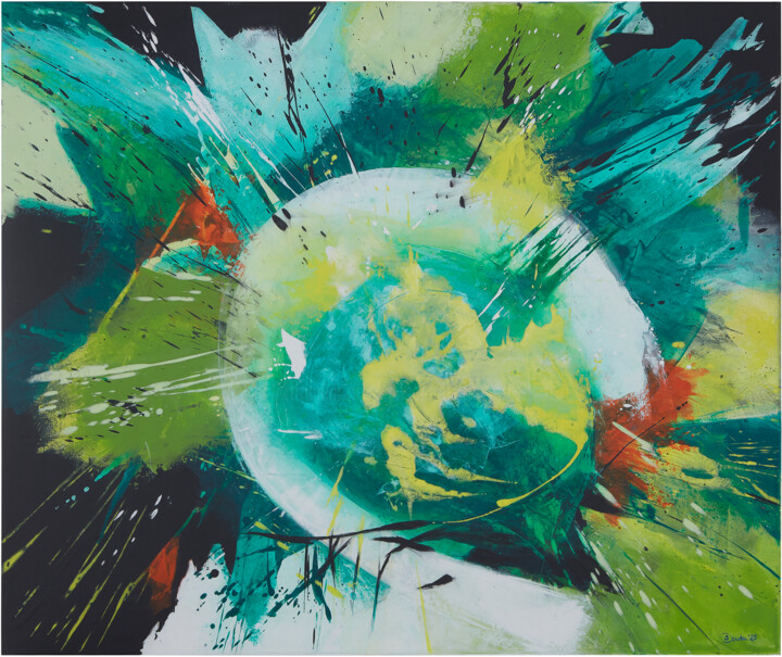 ENERGIE IM FLUSS 100x120 cm 绘画, 39.4x47.2 in