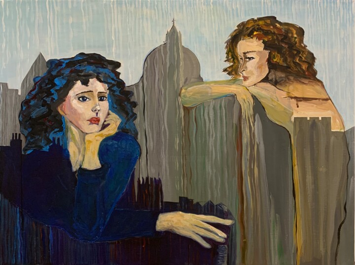 Eurasia: A Dialogue Between Time and Cultures 绘画, 17.7x24 in