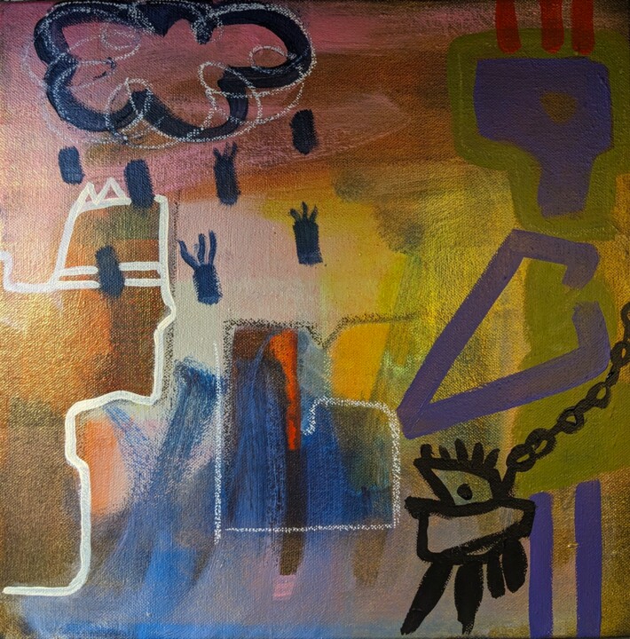 Painting titled "1439" by Maksym Rublov, Original Artwork, Acrylic