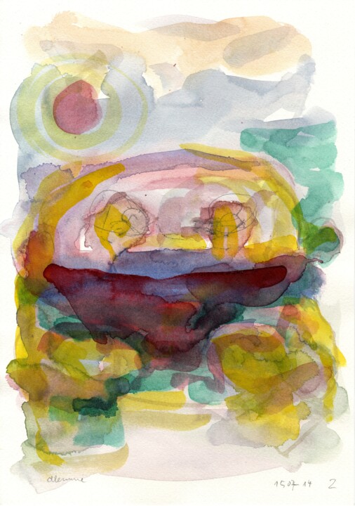 绘画,  13.4x9.5 in 