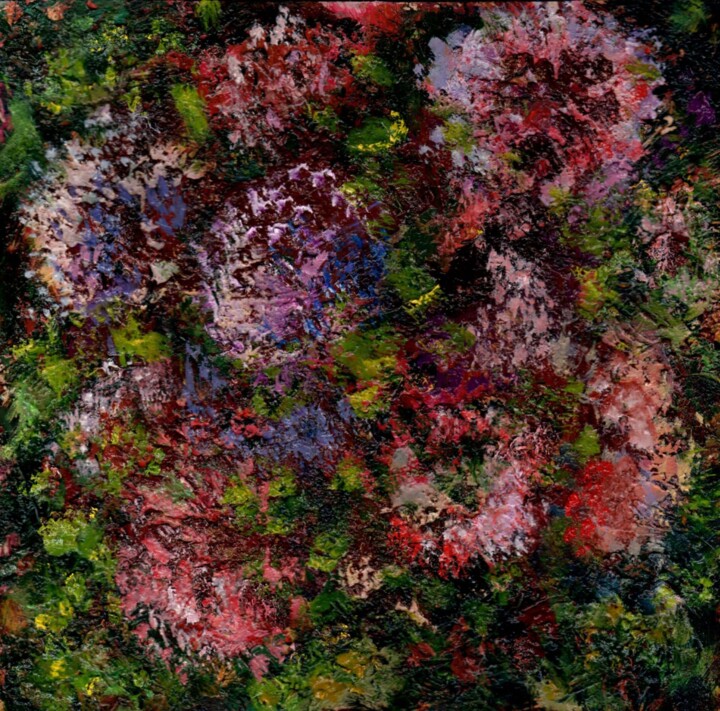The Asters / Астры 绘画, 6.7x7.1 in
