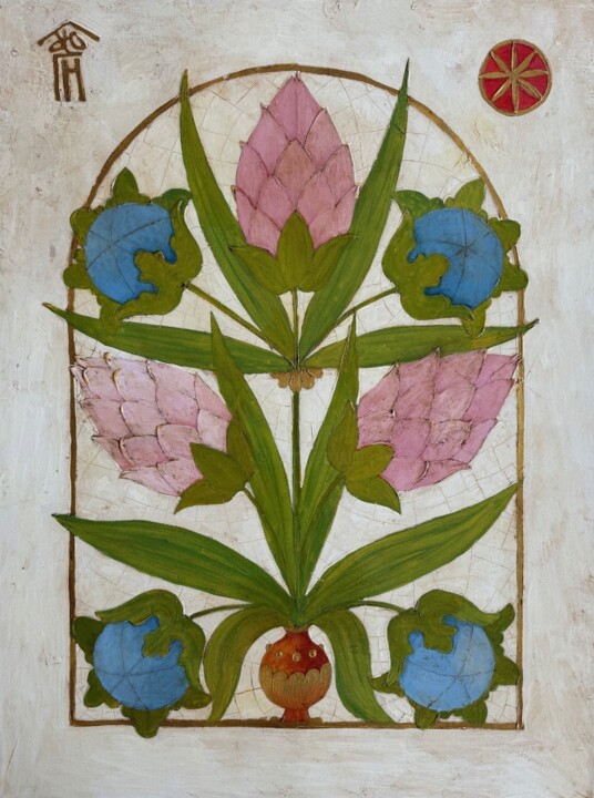 Bouquet 4 绘画, 31.5x23.6 in