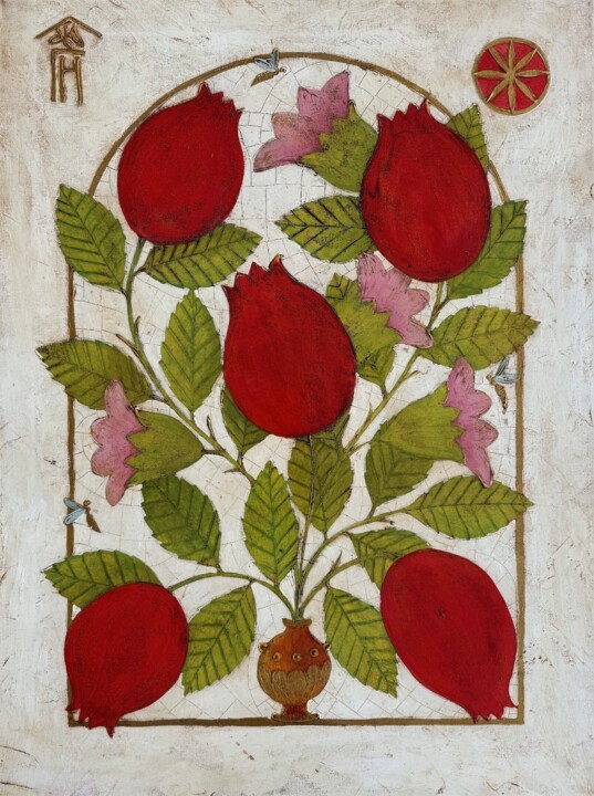 The pomegranate 绘画, 31.5x23.6 in