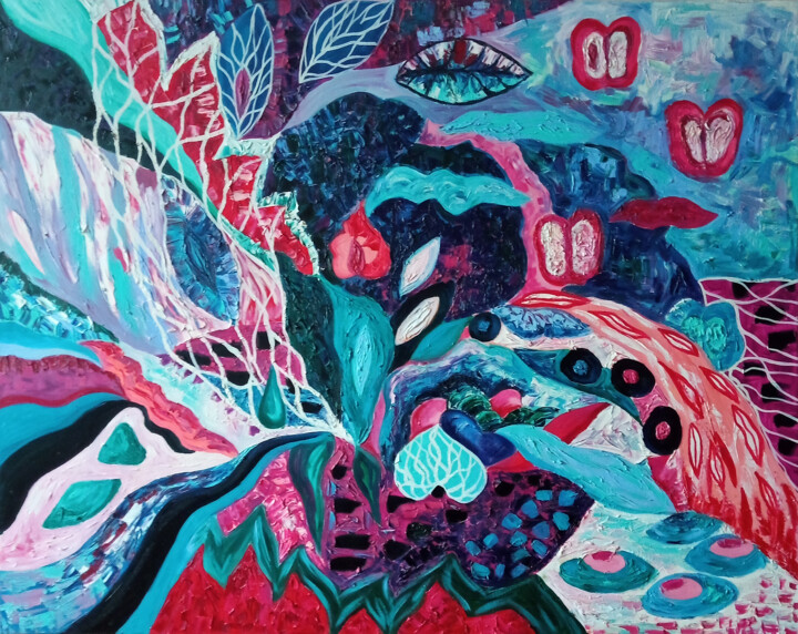 Apples of Paradise 绘画, 31.5x39.4 in