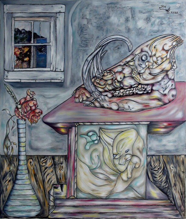 "Still Life" New York (9 - 11) 绘画, 44.9x38.4 in
