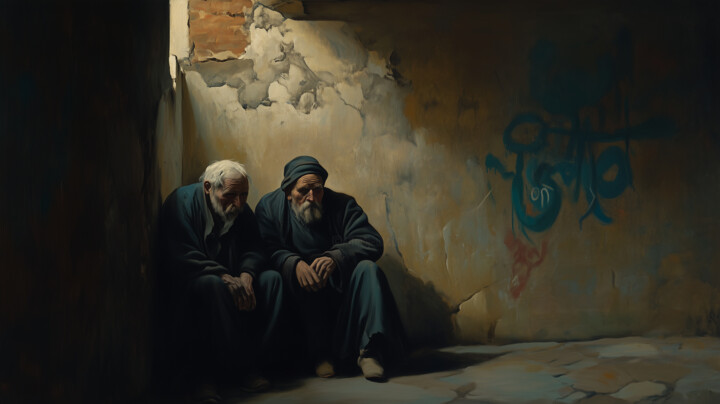 Enduring Shadows: Companions in Silence 数字艺术