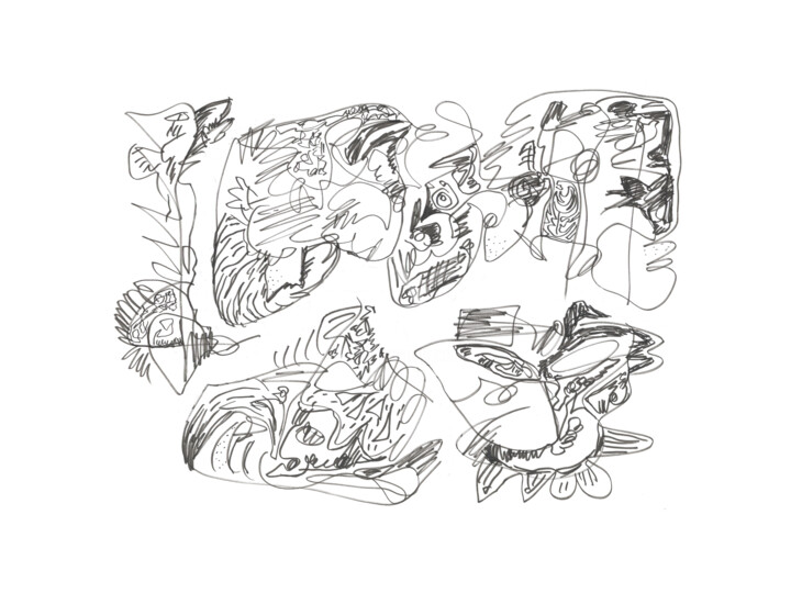 Pangée 05 印花与版画, 8.3x11.7 in
