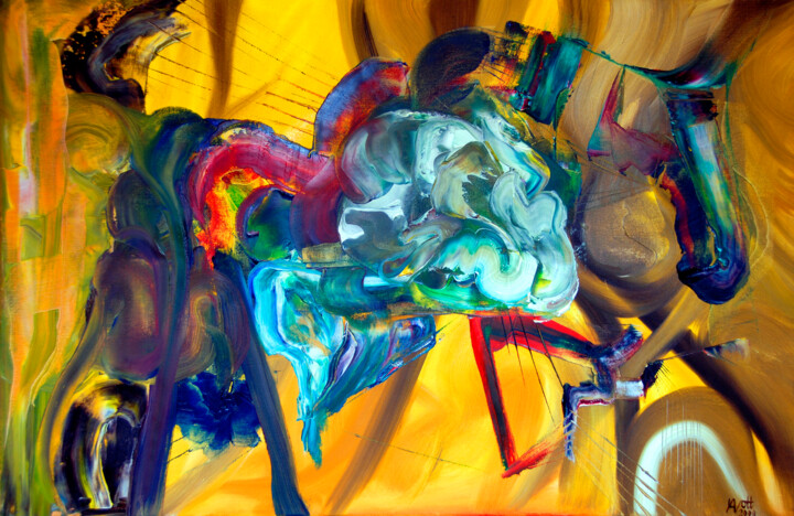 Pegasus 绘画, 23.6x35.4 in