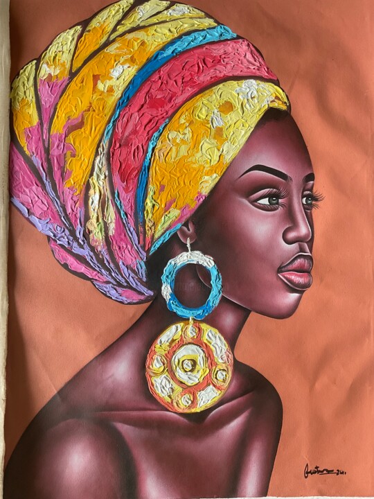 Belle Reine 绘画, 40.2x30.3 in