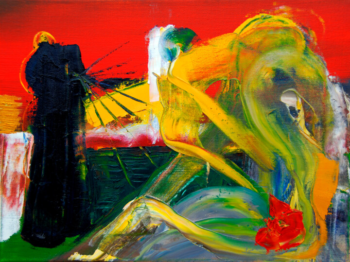 Painting titled "Suzanne's Dream III" by James Lavott, Original Artwork, Oil