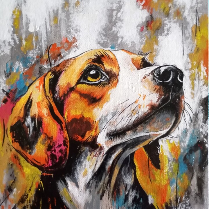 Painting,  7.9x7.9 in 