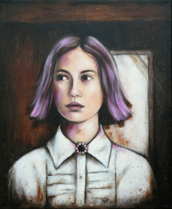La décision 绘画, 18.1x15 in