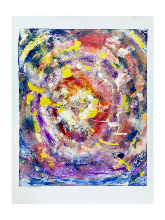 Printmaking titled "Echo - monotype, 1/…" by Vladimir Chervatiuk, Original Artwork, Monotype
