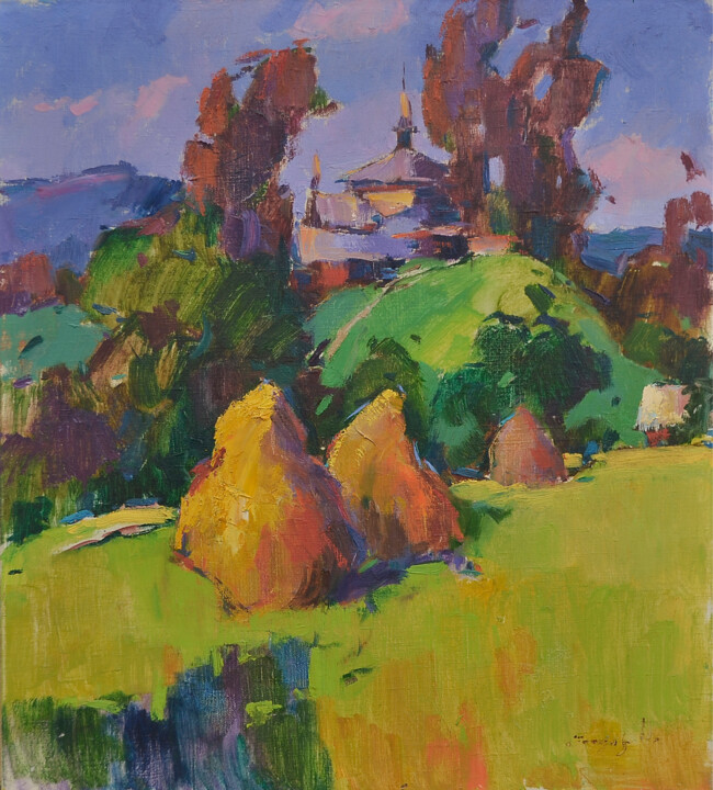 Strukivka Schilderij, 25,6x23,6 in