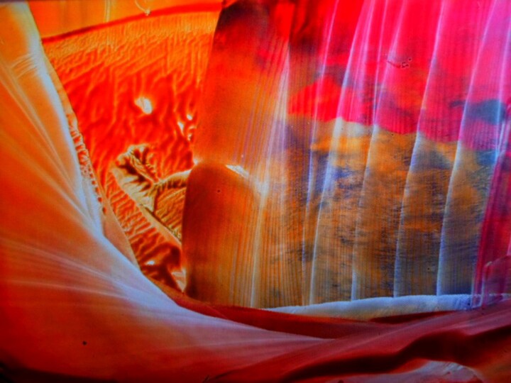 Painting titled "On the bright side…" by Milto Sideris, Original Artwork, Encaustic
