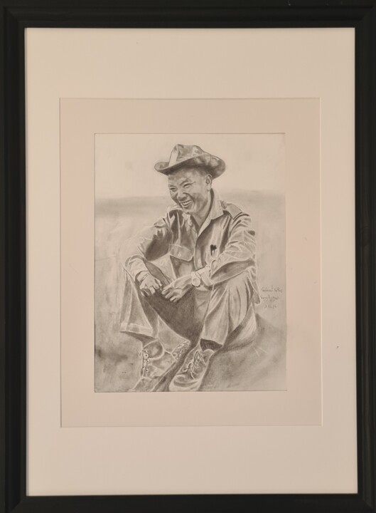 Général Va Pao 图画, 16.5x11.8 in