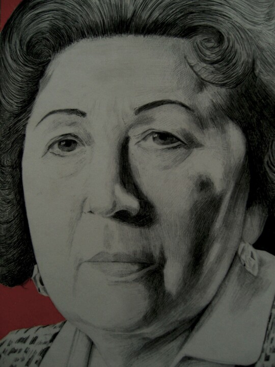 Zangeres zonder naam 绘画, 11.8x8.3 in