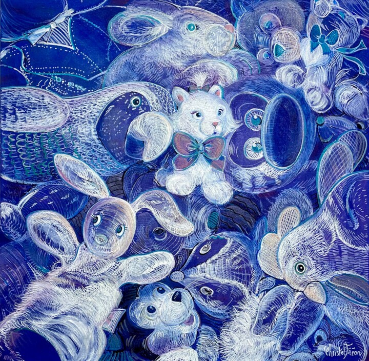 绘画,  19.7x19.7 in 