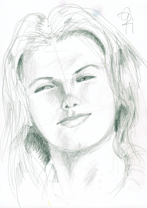 Genau hinsehen. Tekening, 11,6x8,3 in