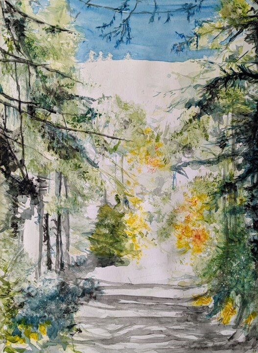 Forêt Картина, 18,9x14,2 in