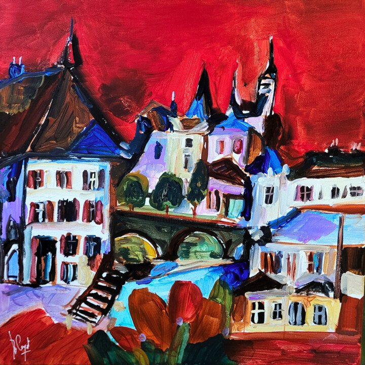 Peinture intitulée "Une signature de la…" par Muriel Cayet, Œuvre d'art originale, Acrylique Monté sur Châssis en bois