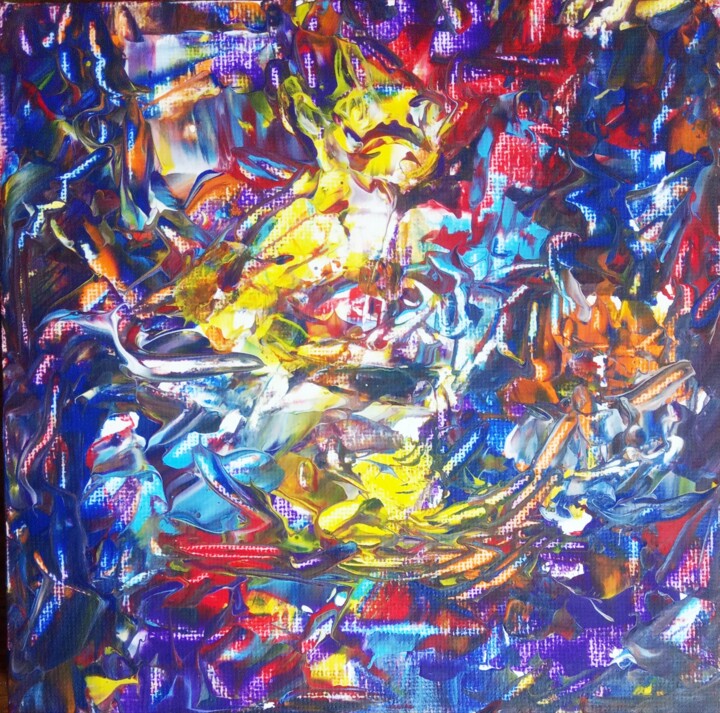 绘画,  5.9x5.9 in 