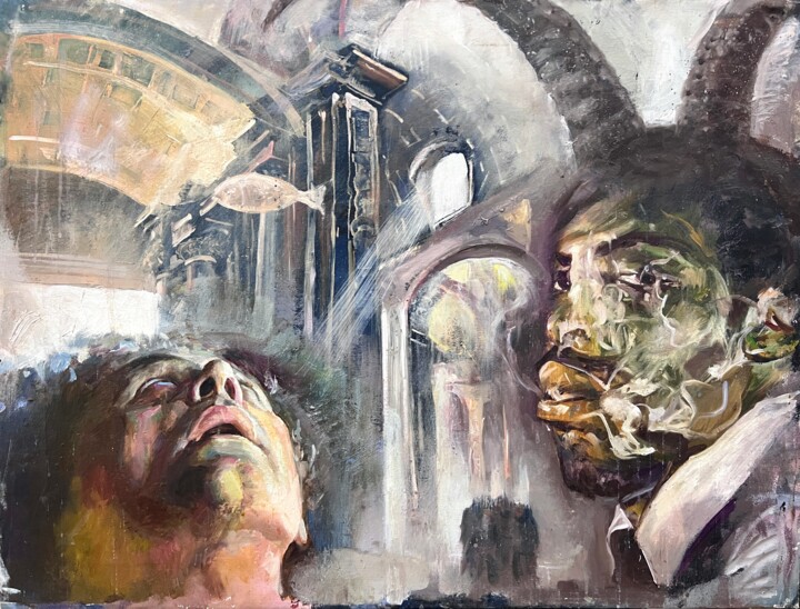 The Final Temptation 绘画, 22.4x29.5 in