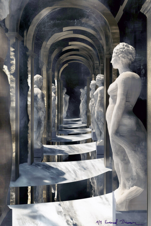 The corridor of eternity Digital Arts, 48x31.9 in