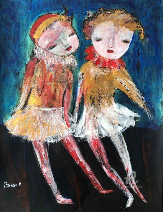Jumelles 绘画, 25.6x19.7 in