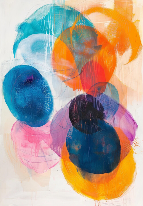 Energy of Color. Wall art 数字艺术, 23.6x15.8 in
